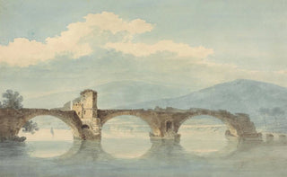 William Alfred Delamotte - A Bridge over the Arno.webp