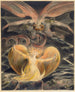Le Grand Dragon Rouge et la Femme vêtue de Soleil - William Blake — vy av konstverket