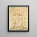La Sainte Famille Le Christ dans le giron de la Vérité - William Blake — inramlat konstverk på väggen