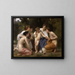Beundran - William Bouguereau — inramlat konstverk på väggen