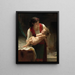 Berceuse le coucher - William Bouguereau — inramlat konstverk på väggen