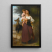 Begär - William Bouguereau — inramlat konstverk på väggen