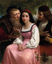 Mellan rikedom och kärlek - William Bouguereau — vy av konstverket