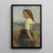 Glaneuse - William Bouguereau — inramlat konstverk på väggen