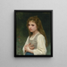 Jeanne - William Bouguereau — inramlat konstverk på väggen