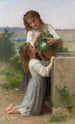 Vid fontänen - William Bouguereau — vy av konstverket