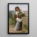 Vid fontänen - William Bouguereau — inramlat konstverk på väggen