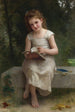 La Liseuse - William Bouguereau — vy av konstverket