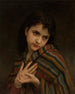 La frileuse - William Bouguereau — vy av konstverket