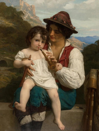 William Bouguereau - La leon de flte.webp