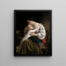 Le lever - William Bouguereau — inramlat konstverk på väggen