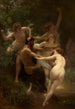 Nymfer och Satyr - William Bouguereau — vy av konstverket