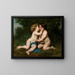 Fred - William Bouguereau — inramlat konstverk på väggen