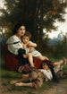 Repos - William Bouguereau — vy av konstverket