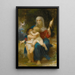 Studie för Den heliga familjen - William Bouguereau — inramlat konstverk på väggen
