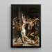 La Flagellation de Notre Seigneur Jésus-Christ - William Bouguereau — inramlat konstverk på väggen