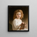 Le Livre d'Histoire - William Bouguereau — inramlat konstverk på väggen