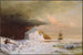 En arktisk sommar som genomborrar packisen i Melvillebukten - William Bradford — vy av konstverket
