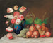 Naturtavla med frukter och blommor - William Buelow Gould — vy av konstverket