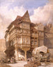 Albrecht Dürers hus i Nürnberg - William Callow — vy av konstverket