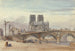 Notre-Dame de Paris - William Callow — vy av konstverket