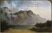 Mont Olympe, sjön St Clair, Tasmanien, källan till Derwent - William Charles Piguenit — vy av konstverket