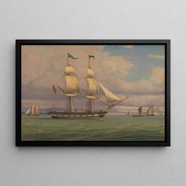 William Clark - The English Brig Norval before the Wind.webp