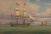 Le brick anglais Norval avant le vent - William Clark — vy av konstverket