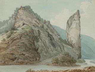 Rocher d'Ilam, Dovedale - William Day — vy av konstverket