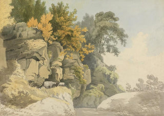 William Day - Wooded Rocks by a Stream.webp