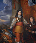 Charles II (1630 - 1685), Skottlands kung (1649 - 1685) och Englands och Irlands kung (1660 - 1685) - William Dobson — vy av konstverket