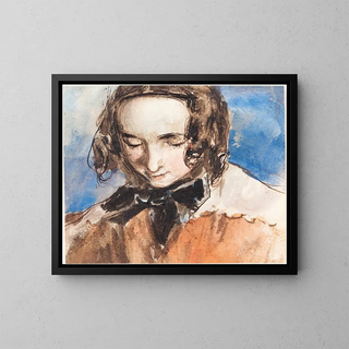 William Edward Frost - Girl with a Bow.webp
