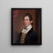 Thomas R. Fosdick - William Edward West | R — inramlat konstverk på väggen