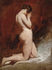 Nu att knäböja - William Etty — vy av konstverket