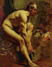 Nu masculin - William Etty — vy av konstverket