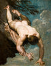 Manlius jeté du rocher - William Etty — vy av konstverket