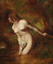 Musidora den badande med den tvivelsamma brisen upprörd - William Etty — vy av konstverket