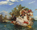 Phaedria och Cymochles - William Etty — vy av konstverket