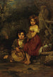 Les jeunes pique-niqueurs - William Frederick Witherington — vy av konstverket
