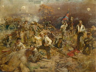 Lutte glorieuse - William Gilbert Gaul — vy av konstverket