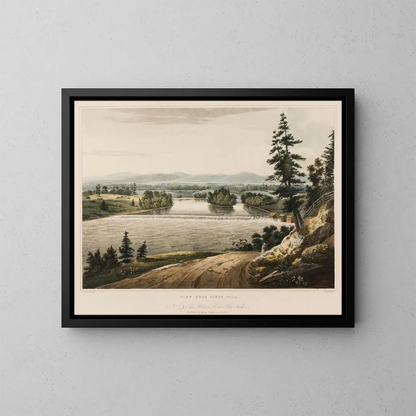 Vue près de Sandy Hill - William Guy Wall — inramlat konstverk på väggen
