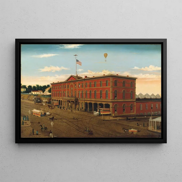 William H Schenck - The Third Avenue Railroad Depot.webp