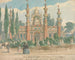Temple de la pyrotechnie et saloon du bâtiment américain - William Henry Brooke — vy av konstverket