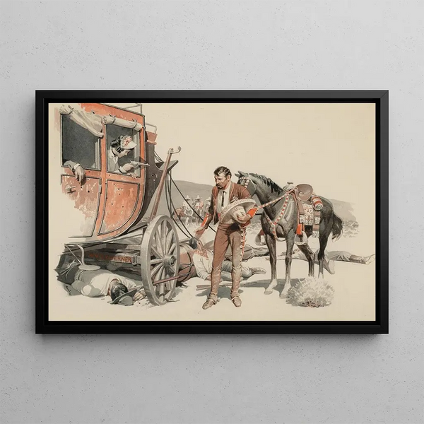William Henry Dethlef Koerner - Stagecoach Hold Up.webp