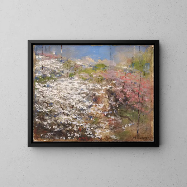 blomsterfält - William Henry Holmes — inramlat konstverk på väggen