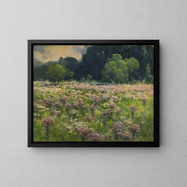 Champ de verges d'or - William Henry Holmes — inramlat konstverk på väggen