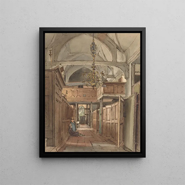 William Henry Hunt - Interior of Bushey Church.webp
