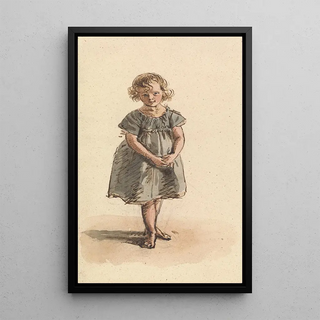 William Henry Hunt - Young Girl Standing Barefoot.webp