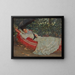 Le hamac rouge - William Henry Margetson — inramlat konstverk på väggen