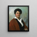Portrait av Alexandre Dumas - William Henry Powell — inramlat konstverk på väggen